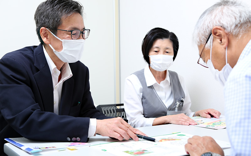 介護予防の相談風景